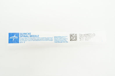 Medline PAIN8021 Quincke Spinal Ndle 18G x 3.5 inch (x)